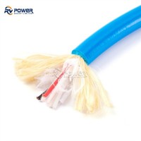 Cable de cobre personalizado reforzado con Kevlar envuelto con fibra ligera para doblar