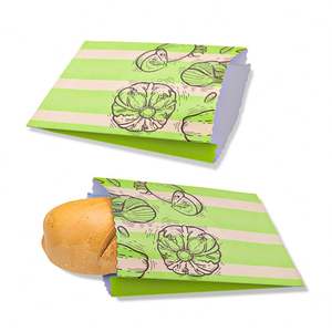 Bolsas de Papel para Panadería, Galletas, Aperitivos y Papas Fritas, con Logotipo Personalizado, Blancas, de Grado Alimenticio, Resistentes a la Grasa, Recubiertas de Cera - Product Image 2