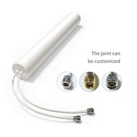 Antenne cylindrique MIMO 5G 4G 600-3800 MHz Polarisation verticale Gain 18 dBi Extérieur pour routeur 5G avec antenne externe