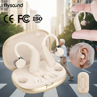Aide auditive numérique intra-auriculaire H8 Classe II Binaural RIC 1.0, batterie rechargeable, 50 canaux, télécommande via application, réduction du bruit 60 dB