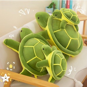 Cuscino Peluche a Forma di Tartaruga, Morbido Peluche di Tartaruga Marina, <span class=keywords><strong>Compagno</strong></span> Terapeutico, Decorazione per la Casa, Regalo Adorabile per Famiglia e Amici - Product Image 1