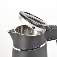 Bouilloire électrique en acier inoxydable EASTON, sans fil, avec contrôle de la température pour la préparation du thé