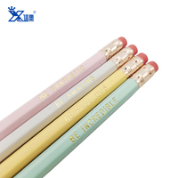 Chaud en gros impression logo papeterie accesorios para escolares art hb 2b crayons ensemble enfants peinture personnalisé crayon pour enfants