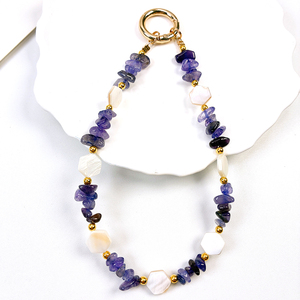 Chaîne <span class=keywords><strong>de</strong></span> <span class=keywords><strong>téléphone</strong></span> portable tendance et luxueuse, texture cristalline, cordon à perles, chaîne <span class=keywords><strong>de</strong></span> poignet, installation facile, <span class=keywords><strong>personnalisable</strong></span>, accessoire anti-perte - Product Image 4