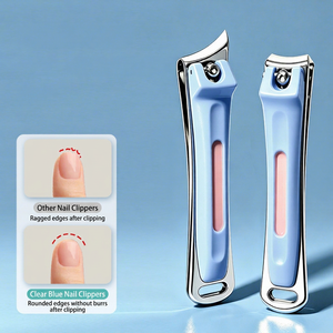 Juego de Cortaúñas Portátil de Acero Inoxidable, Herramientas de Manicura y Pedicura con Lima Integrada y Estuche de Almacenamiento - Product Image 3
