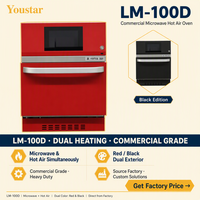 Four à micro-ondes à haute vitesse Youstar, four combiné à air chaud, four de comptoir pour cuisson rapide, idéal pour les restaurants de restauration rapide et les boulangeries