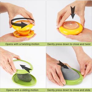 Fruit Fresh-keeping Box Film sealed Mini Refrigerator <b>Storage</b> <b>Vegetable</b> Avocado Fresh-keeping Box - Product Image 4