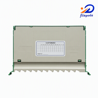 Module de distribution de fibres optiques OEM ODM haute densité 24 fibres ODF, 12 ports LC Duplex SC Simplex, plateau de distribution de fibres intégré, boîtier ABS