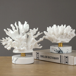 Simulated Coral Resin Ornaments Art Deco Style Creative Home Living Room <b>Decoration</b> Handicraft Novelty Crafts - Product Image 1