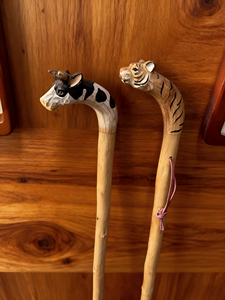 Customized Wooden <strong>Walking</strong> <strong>Stick</strong> with Animal Shape for Hiking Camping - Product Image 4