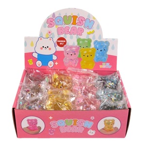 Jincan <b>Cute</b> <b>Bear</b> Pinch Music Glitter Jelly Transparent Vent Stress Relief Toy for Boys and Girls Wholesale - Product Image 6