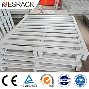 מערכת מדפי פלטפורמות פלדה כבדות מתוצרת סין, ניתנות לערום, ניידות, אנטי-סטטיות, בעיצוב תעשייתי מתקפל, למחסן - Product Image 2