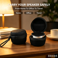 Étui de rangement pour mini-enceinte EVA personnalisé, étui de transport pour produits numériques sans fil, étui de transport pour équipement audio de voyage