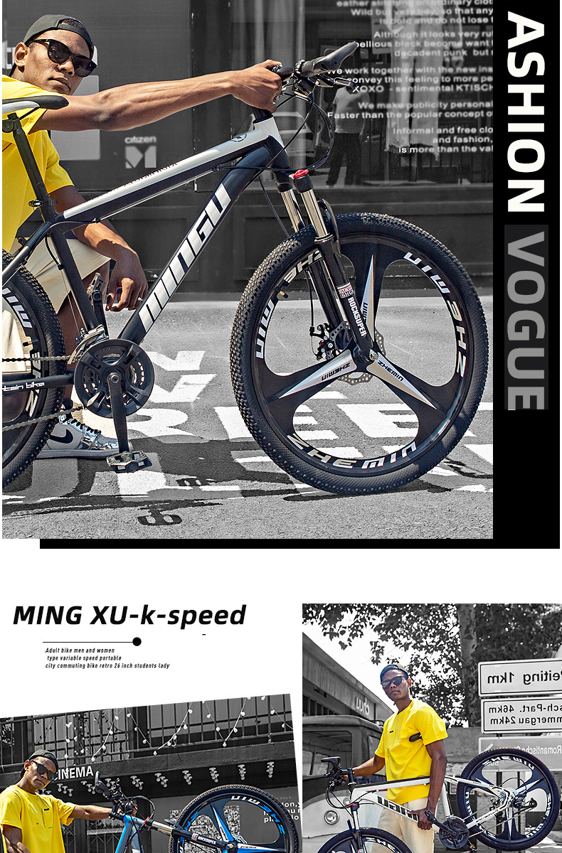 Hot Selling 26-Inch MTB Mountain Bike with 21/24/27/30-speed