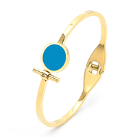 Bracelet en forme de coquille époxy 18K plaqué or, chaîne en serpent, pendentif en coquille, collier en acier inoxydable, ensembles de bijoux pour femmes