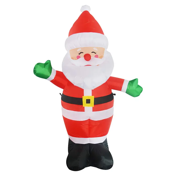 Top Sale Christmas Yard Inflatable 5FT Tall Simple Santa Claus For Welcome