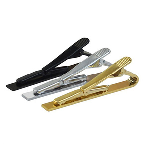 Fermacravatta Elegante per <span class=keywords><strong>Uomo</strong></span> in Metallo Argento o <span class=keywords><strong>Oro</strong></span>, Semplice e Pratico Fermacravatta - Product Image 3