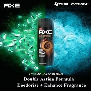 <span class=keywords><strong>AXE</strong></span> Gold <span class=keywords><strong>Temptation</strong></span> Body Spray Parfum Chocolat Noir 135ml avec Zinc Parfum Chocolat Noir 135ml pour Hommes - Product Image 4