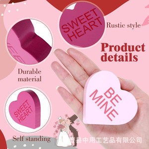 Adornos de Madera en Forma de Corazón, Decoraciones para el Día de San Valentín, Tamaño Personalizado, Decoración para el Hogar, Bodas y Fiestas - Product Image 3