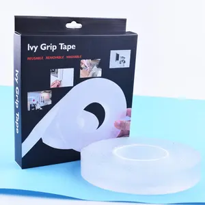 T-red Ivy Grip Băng 2Mm Dày Polyurethane Gel Pad Hai Mặt Pu Gel Dính Pad Trong Cuộn Băng