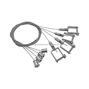 Raccord de quincaillerie personnalisé en gros avec pinces organisateurs Clips de câble coaxial simple Support de câble pour kits d'éclairage à cordes