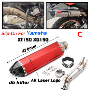 Silencieux d'échappement pour moto XT150 XT 150, compatible avec Yamaha XT 125 X S R 125 Cm3 XT125 XT125X <span class=keywords><strong>XT125R</strong></span> XT25S EXHAUST - Product Image 4