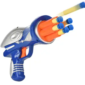 儿童室内射击软子弹手枪玩具套装电子空气爆破器射击太空战斗EVA软子弹枪玩具