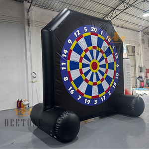 Jeu de fête <span class=keywords><strong>cible</strong></span> gonflable football tableau de fléchettes balle adhésive fléchettes de football gonflables - Product Image 4