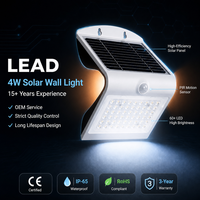 Lampe murale extérieure à énergie solaire avec détecteur de mouvement, étanche IP65, garantie 3 ans, lampe murale LED pour patio, jardin et balcon