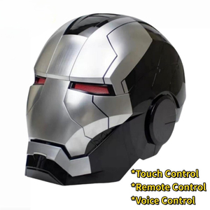 Nuevo <span class=keywords><strong>Casco</strong></span> Eléctrico de <span class=keywords><strong>Iron</strong></span> <span class=keywords><strong>Man</strong></span>, Máscaras de Fiesta en Negro, Dorado, Plateado y Azul, con Control por Voz - Product Image 6