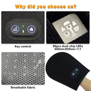 <span class=keywords><strong>2025</strong></span> New Arrival 3-Chip Tecido LED Infravermelho Luva Handheld 660nm Red Terapia Equipamentos para Uso Doméstico Mão Pele Massagem Dispositivo - Product Image 4