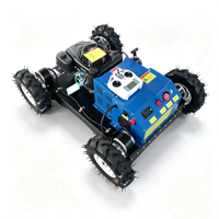 Benzine aangedreven RC grasmaaierrobot, sterk ontwerp voor alle terreinen, geschikt voor hellingen, fruitteelt, grasland, weide en onkruidbestrijding