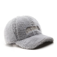 Gorra de Béisbol Personalizada de 6 Paneles con Forro Polar para Exteriores, a Prueba de Frío, con Logotipo Bordado