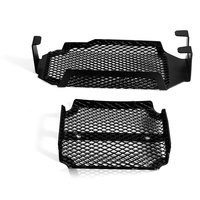 Accessori moto protezione della griglia della protezione del radiatore del motociclo nero per la copertura della protezione del radiatore del moto scrambler