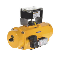 Actionneurs pneumatiques de la série EL-O-Matic F Valve quart de tour avec réglage à double course 13 tailles Conception de pignon de support de gaz