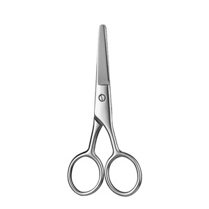 Mini Forbici per sopracciglia di bellezza in acciaio inox per il naso e ricami per il trucco nero Mini forbici per barba - Product Image 6