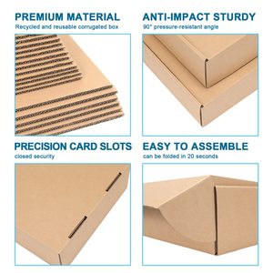 Pequeñas cajas <span class=keywords><strong>de</strong></span> envío <span class=keywords><strong>de</strong></span> cartón reciclado con impresión a cuatro colores para <span class=keywords><strong>correo</strong></span> <span class=keywords><strong>y</strong></span> embalaje <span class=keywords><strong>de</strong></span> pequeñas empresas - Product Image 2