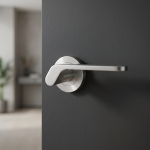 Poignée de porte de placard classique en laiton pour la maison, la salle de bain, le salon, finition nickel poli, quincaillerie durable et robuste - Product Image 2