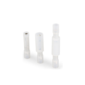 Conectores Automotrices de Nylon Tipo Bala para Cableado de 0.5-0.75mm 9A Blancos para Automóviles - Product Image 3