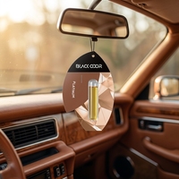 Désodorisant de voiture en forme de feuille, carte parfumée à suspendre aux huiles essentielles, parfum naturel longue durée pour éliminer les odeurs de voiture