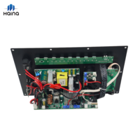 Placa Amplificadora de Potencia de 110W 12V, Placa Amplificadora de Subwoofer de 1.1 Canales con Soporte para Control Remoto y Módulo de Carga Inversa OTG