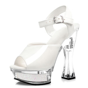 Zapatos <span class=keywords><strong>de</strong></span> Tacón Alto con Plataforma Impermeables para Mujer, Estilo Exótico, Talla Grande, para Disfraces, Verano, Sexy - Product Image 6