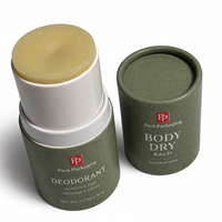 Emballages cosmétiques en tube de papier biodégradable et écologique pour baume à lèvres et déodorant, 15 ml, 30 ml, 50 ml, vente en gros