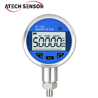 Manomètre numérique de pression 0,05 % FS, manomètre numérique de vide avec communication RS485, rechargeable 2600 mAh, pour test de fuites d'huile et de gaz