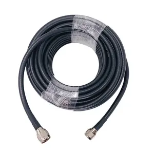 Kabel Ekstensi Antena Koaksial RF 7D-FB, Hilang Rendah Kualitas Tinggi Kabel Antena WIFI 50 Ohm N Male Ke N Male 10M R