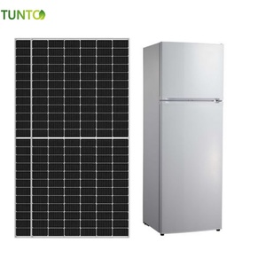 24VDC 198L 255L năng lượng mặt trời thẳng đứng Tủ đông năng lượng mặt trời Ice Maker cho Ice Blocks 53kgs mỗi ngày với năng lượng mặt trời bảng điều khiển và pin trong Fiji - Product Image 2