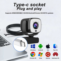 4K AI kamera web USB pelacakan otomatis, kamera Digital Video Drive gratis P2P untuk pengajaran Online