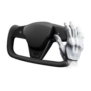 พวงมาลัยแท้ทรงดั้งเดิมจากโรงงาน รุ่น Yoke 2.0 สีดำ พร้อมระบบทำความร้อน สำหรับรถยนต์รุ่น Y - Product Image 2