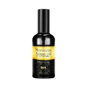 Saç bakımı setleri için özel etiket Argan yağı (yeni) Frizz macadamia zeytin biberiye yaprağı süper pürüzsüz besleyici saç uçucu yağ