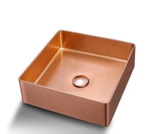 Lavabo da bagno a forma <span class=keywords><strong>angolare</strong></span> in acciaio inossidabile, Design moderno, di lusso, lavandino da bagno, - Product Image 2